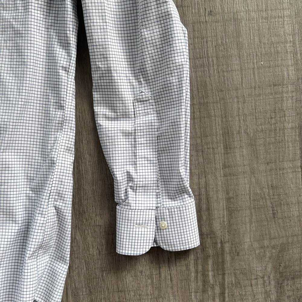 16.5 34 Milano Fit Brooks Brothers Checkered Dress Shirt - Picture 4 of 4